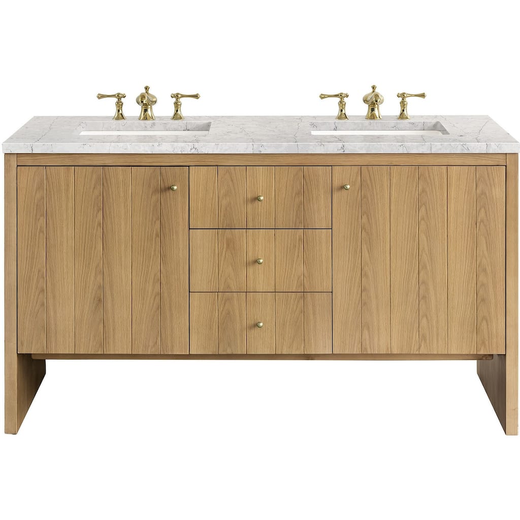 James Martin Vanities 435-V60D-FEJP Hudson 60" Free Standing Double
