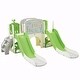 preview thumbnail 30 of 70, 8-in-1 Ocean-Themed Kids Slide Playset