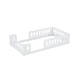 preview thumbnail 12 of 11, Soild Wood Twin Size Platform Bed with Guardrail and Semi-enclosed Fence for Kids