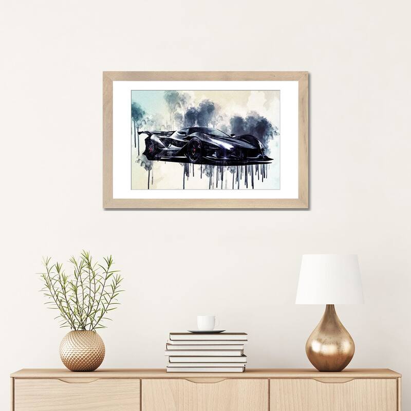 iCanvas "Apollo IE 2019 Luxury Supercar Front View Hypercar Apollo" by Sissy Angelastro