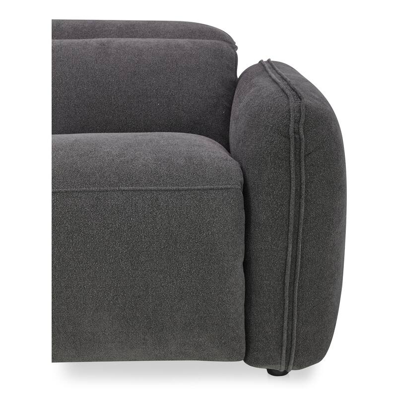 NADAAL STUDIOS Yarrow, Power Recliner Chair, Polyester Upholstery, High-Density Foam Cushions, Dusk Grey