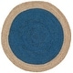 preview thumbnail 21 of 66, SAFAVIEH Handmade Natural Fiber Charlyne Bordered Round Jute Rug