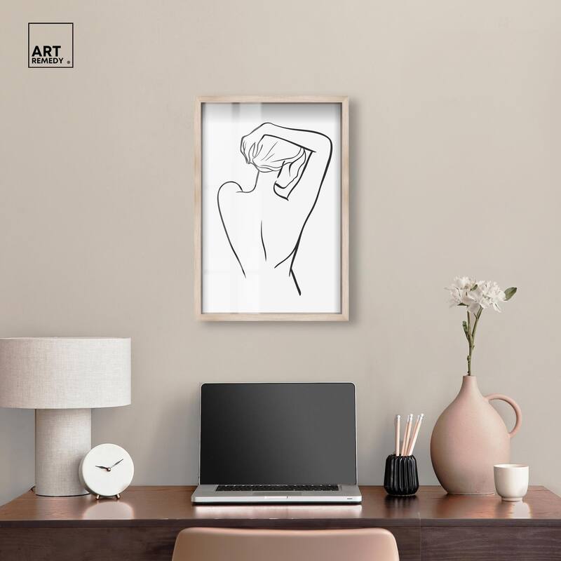 Woman in Contour Shadowbox by Art Remedy