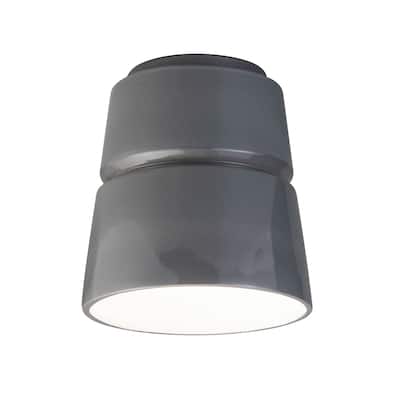 Justice Design Group Radiance Cone Ceramic Flush-Mount Lights