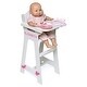 preview thumbnail 15 of 15, Badger Basket Doll High Chair with Accessories and Free Personalization Kit