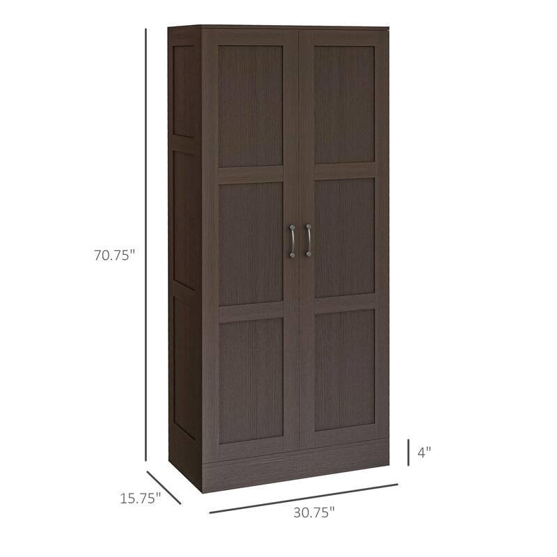 Modern Freestanding Storage Cabinet with Adjustable Shelf and Soft Close Door for Home or Office