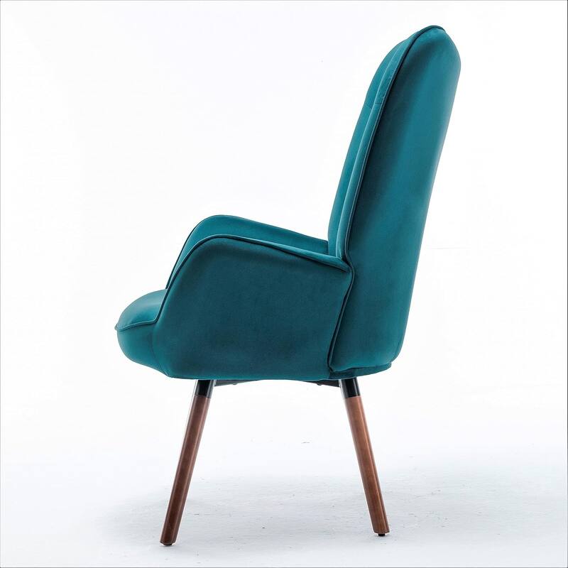 Kreedence 26.38" W Microfiber Accent Chair with Wing Back Design