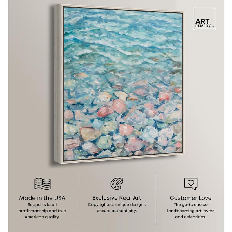 Turquoise Dream Canvas by Art Remedy