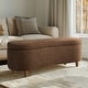 preview thumbnail 7 of 50, INK IVY Bailey Boucle-Style Curved Storage Accent Bench