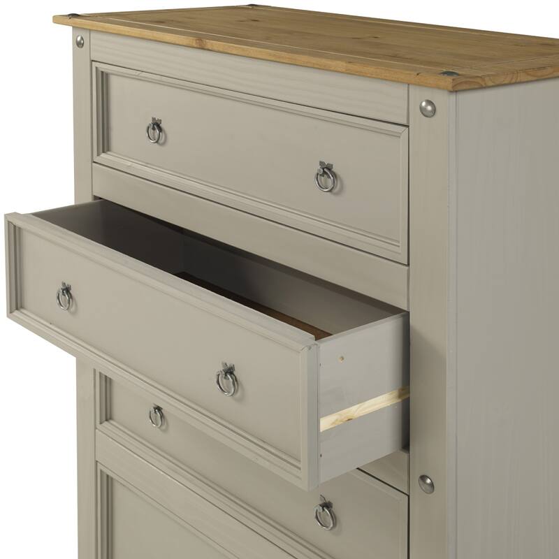 Wood Dresser 4 Drawers Chest Corona | Furniture Dash