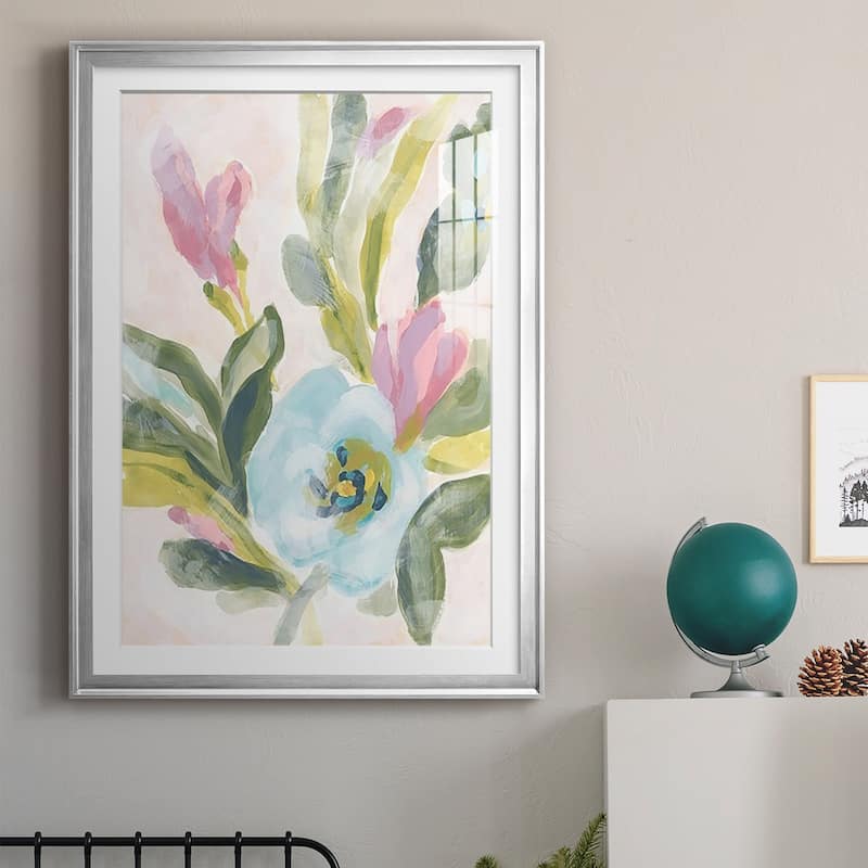 Floral Breeze Fresco II Premium Framed Print - Ready to Hang