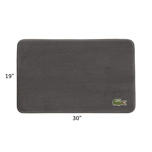 Lacoste Croc Rectangle NonSlip Bath Rug On Sale Bed Bath & Beyond