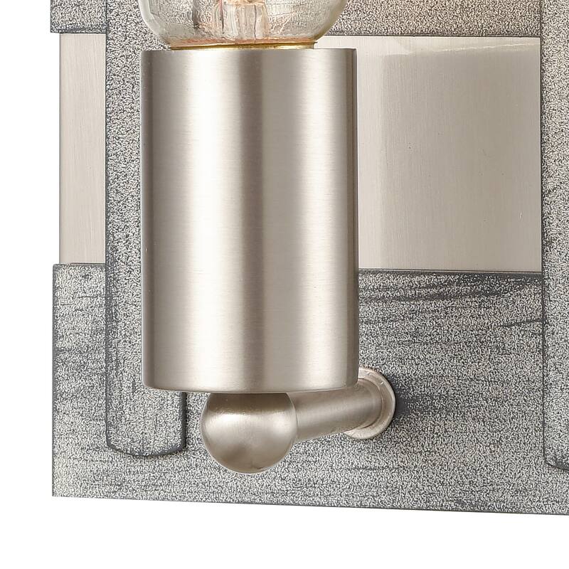 Elk Home Brigantine Satin Nickel Metal 1 Light Vanity Light