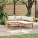 Option Brown bench + 2x chair + Table