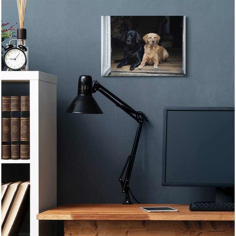 Stupell Best Friends Dog Pet Animal Home Cabin Photo,16x20, Proudly Made in USA - Multi-Color