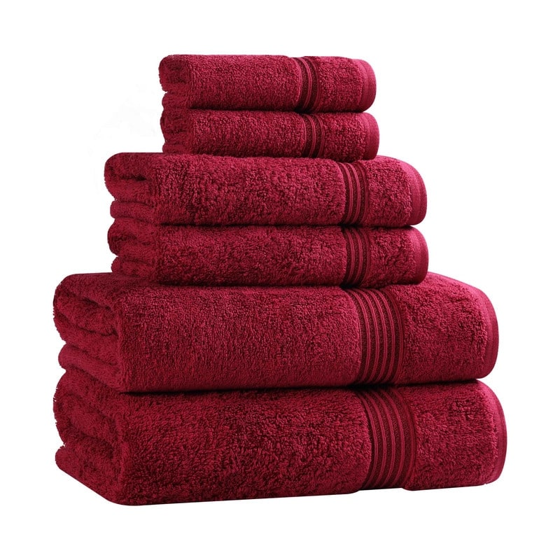 Superior Heritage Egyptian Cotton Absorbent 6-Piece Towel Set