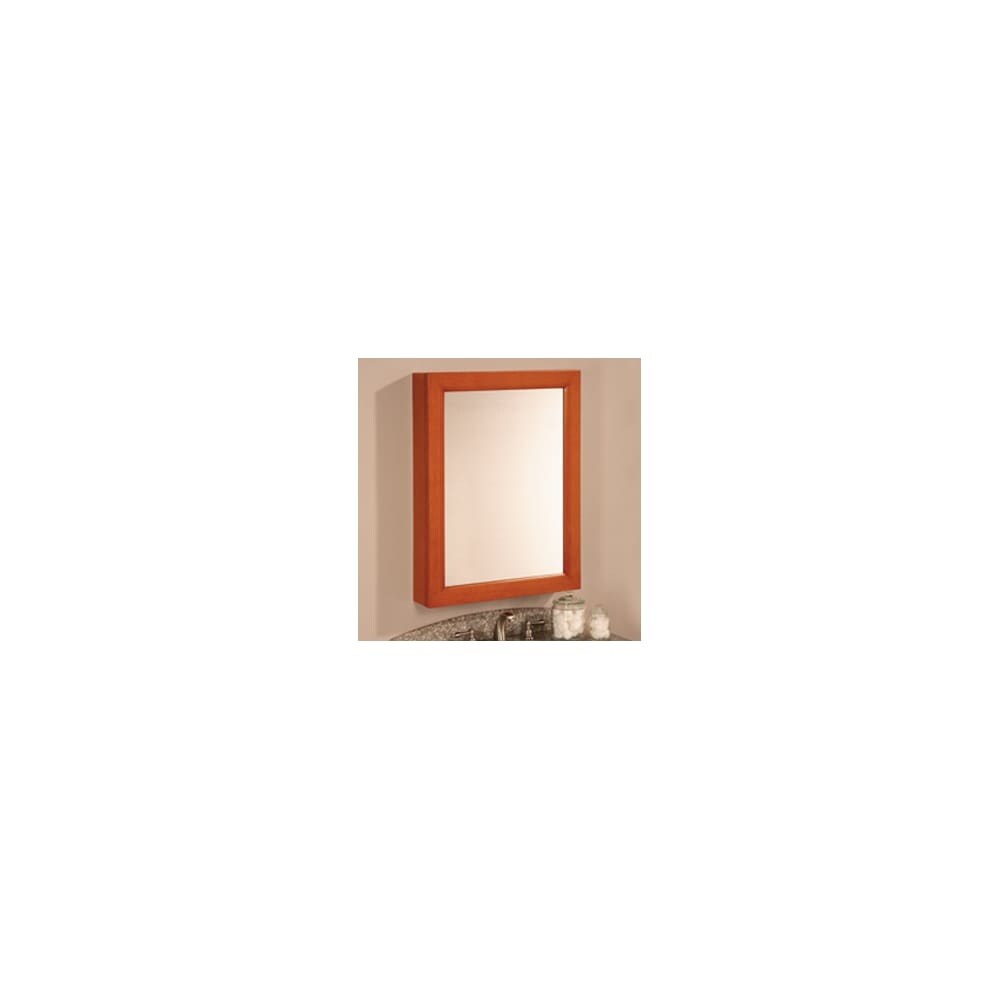 Shop Decolav 9725 22 Surface Mounted Wood Medicine Cabinet Cherry Free Shipping Today Overstock 13803643