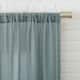 No. 918 Ladonna Crushed Texture Semi-Sheer Rod Pocket Curtain Panel, Single Panel