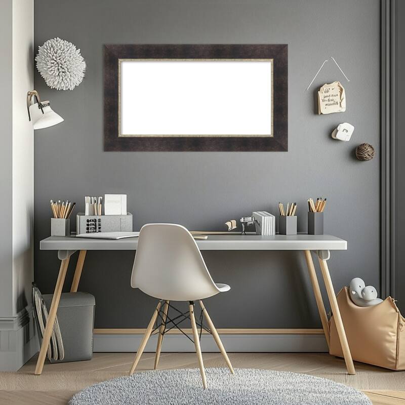 Odin Antique Bronze Framed Dry Erase Magnetic Board