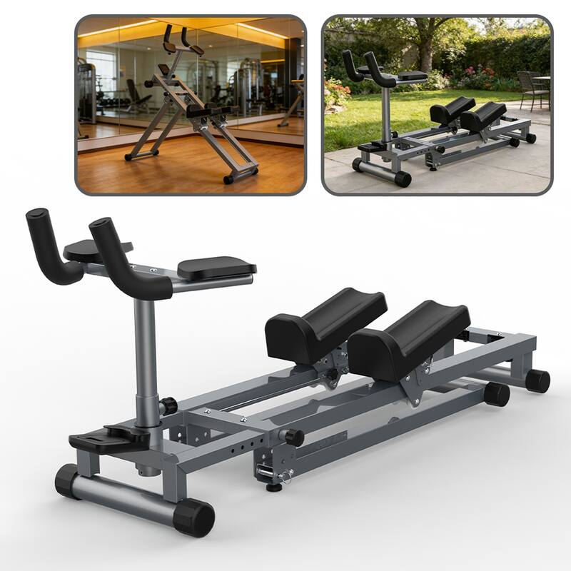 3-in-1 Spine Twist Stretcher & Stair Stepper Waist Trainer, Adjustable Back Stretcher Machine for Lower Back Exercise