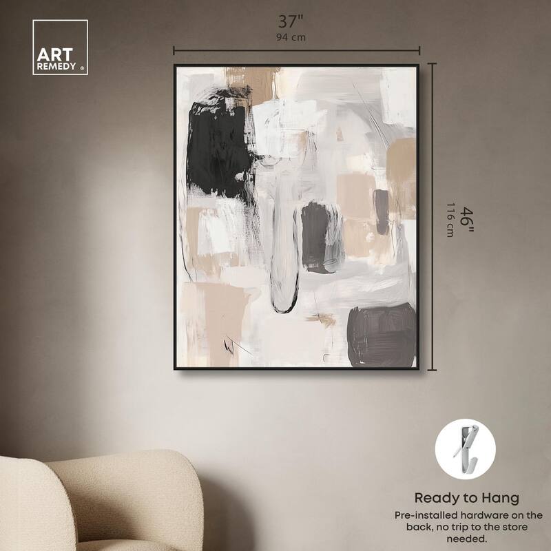 Beauty of Beige I Canvas by Art Remedy