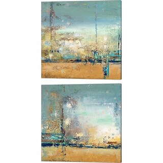 Patricia Pinto 'Adventure' Canvas Art (Set of 2)