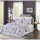 preview thumbnail 3 of 3, Lavender Fields Cotton Reversible Machine Washable Quilt Set