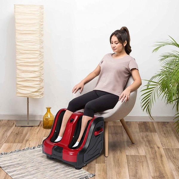 Foot And Calf Massager Machine For Relaxation And Stress