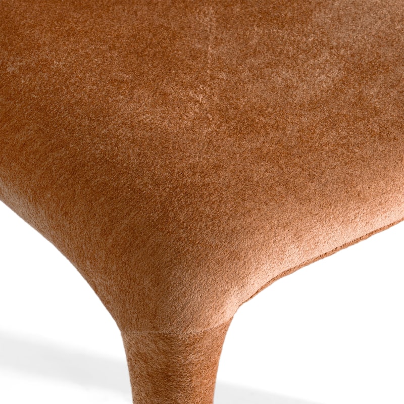 Modrest Saehee Modern Rust Velvet Dining Chair
