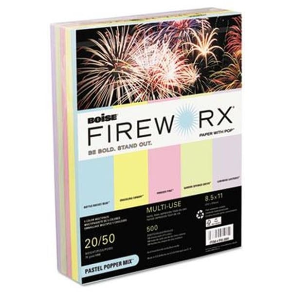 Boise Fireworx Colored Paper Chart