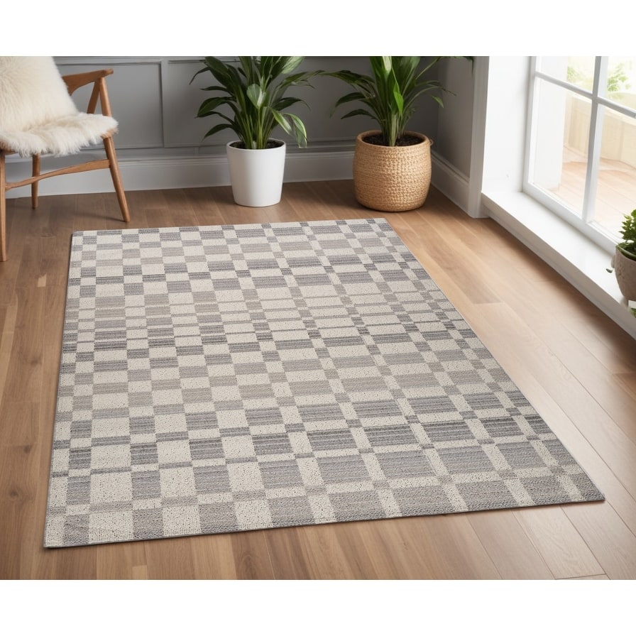 Boha Distressed Stain Resistant Woven Durable Area Rug By HomeRoots