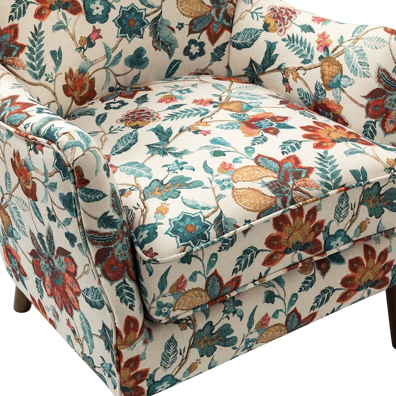 Nikolaus Comfy Living Room Armchair with Hardwood Legs by HULALA HOME