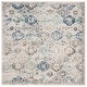 preview thumbnail 25 of 76, SAFAVIEH Madison Avery Boho Chic Distressed Area Rug 10' x 10' Square - Ivory/Aqua