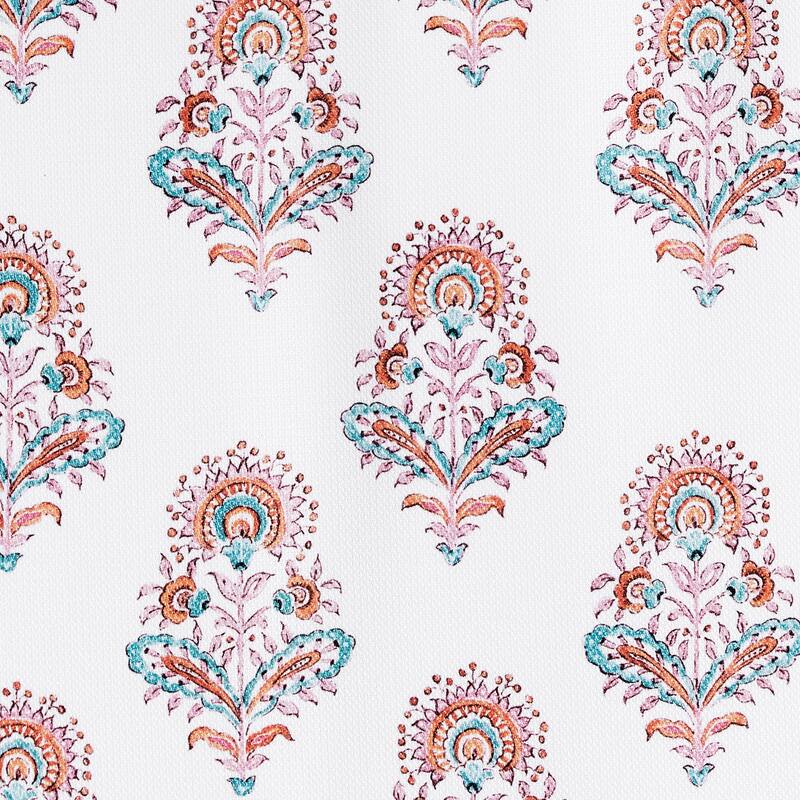 No. 918 Avie Global Medallion Semi-Sheer Grommet Curtain Panel, Single Panel