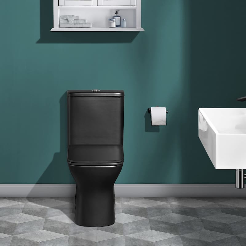 Carré One-Piece Square Toilet Dual-Flush 1.1/1.6 gpf with 10" Rough-In