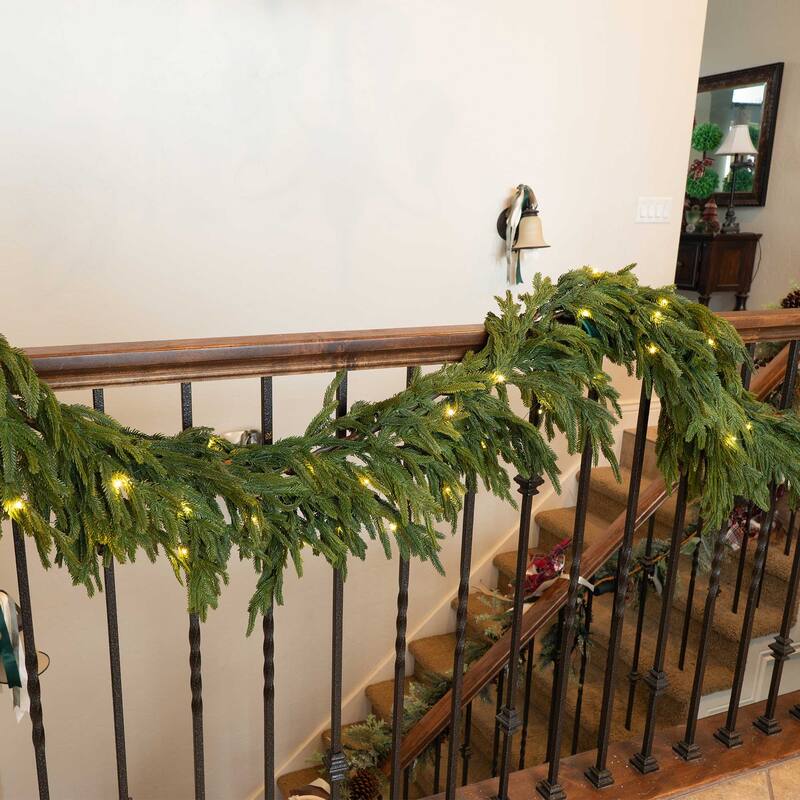 5 ft. Pre-Lit LED Garland - Norfolk - 60