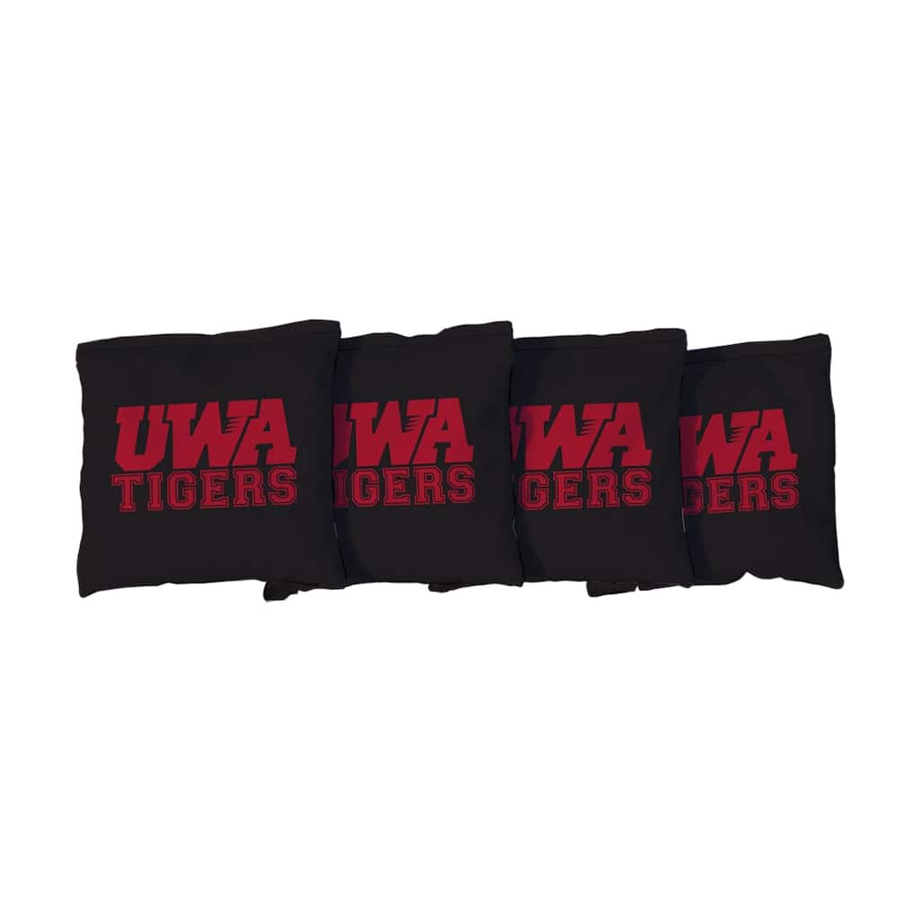 West Alabama Tigers Black Cornhole Bags