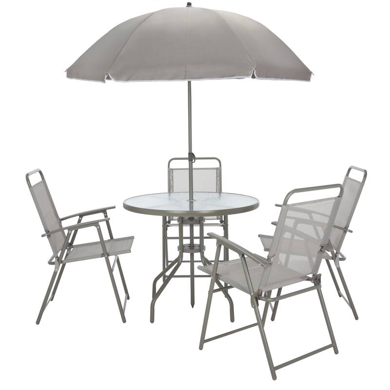SAFAVIEH Outdoor Deepshikha Dining Set - 32Wx32Dx28H