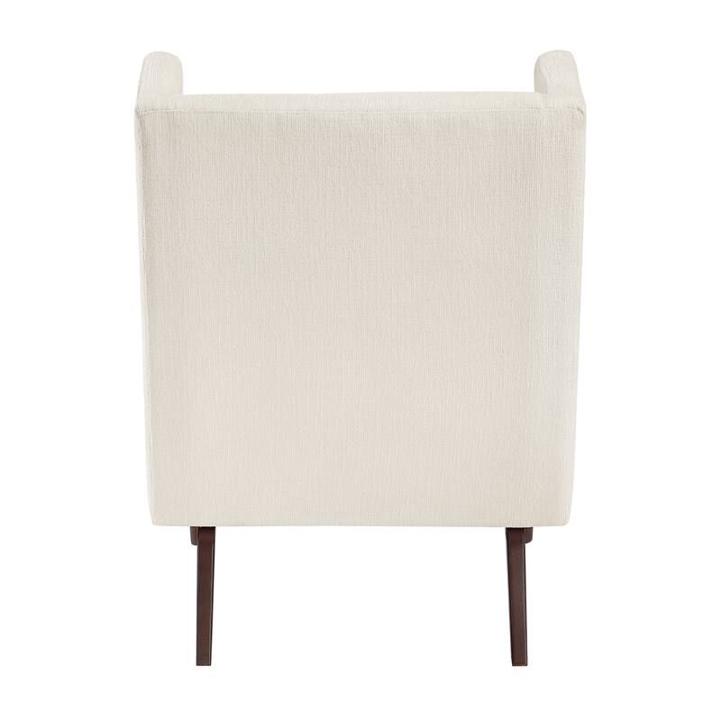 Oakhill 27.5" Chenille Accent Chair - Espresso Finish Solid Wood Legs