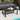 Outsunny Patio Coffee Table, Rectangle Outdoor Side Table with Steel Frame and Slat Tabletop for Garden