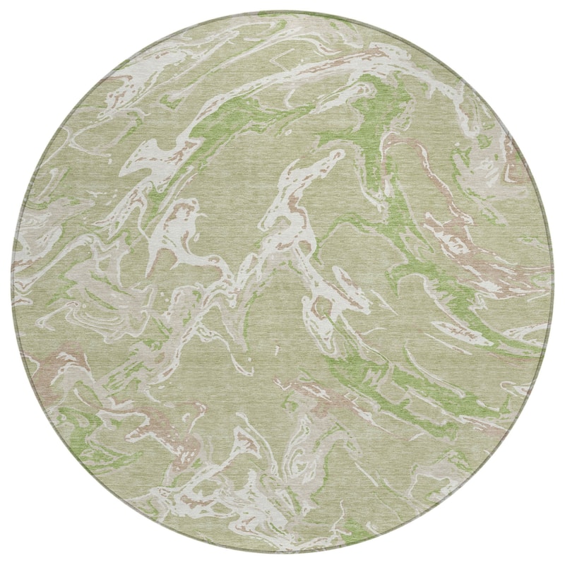 HomeRoots Abstract Transitional Rectangle Outdoor Rug