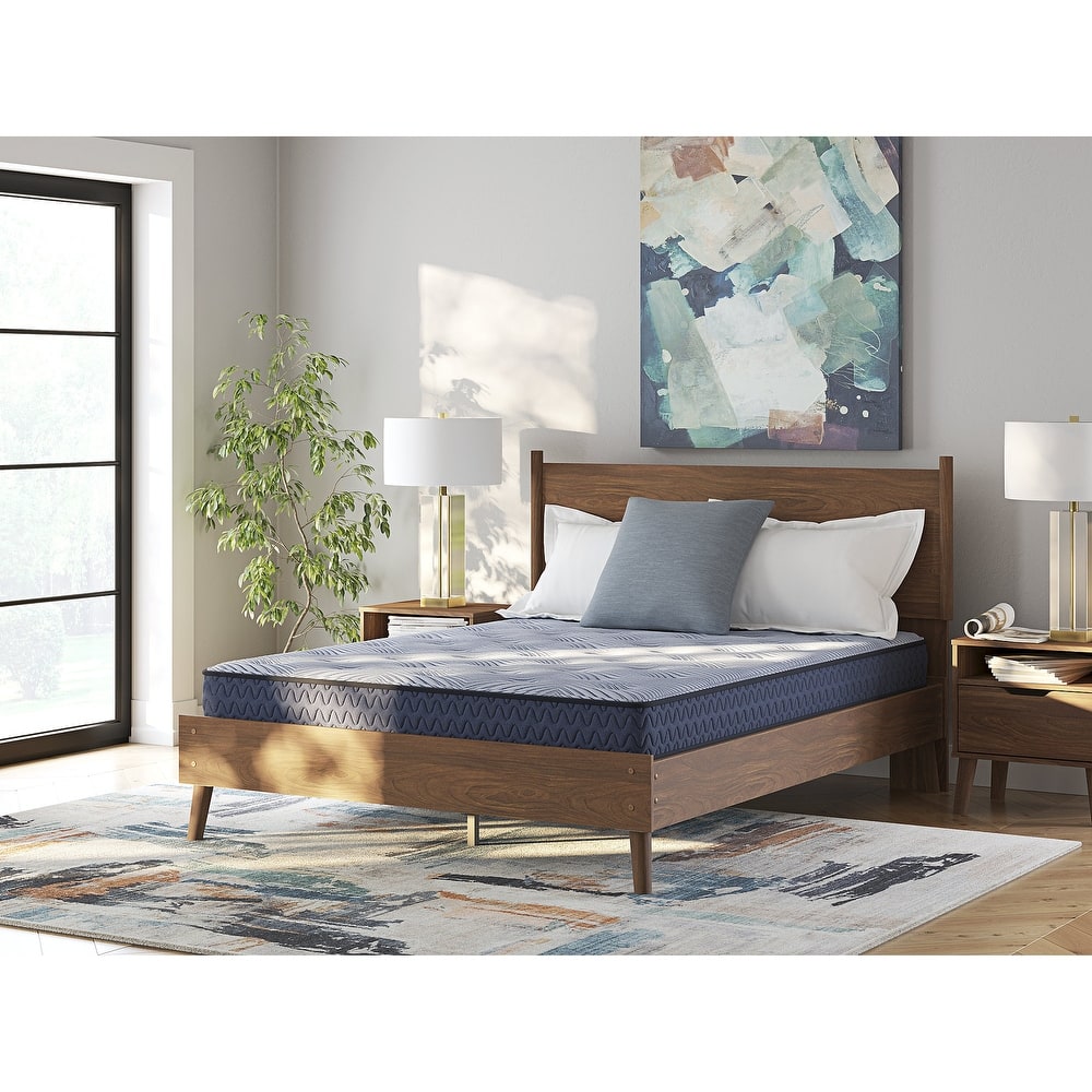 Signature Design by Ashley Peak 2.0 Bonnell Light Blue Mattress