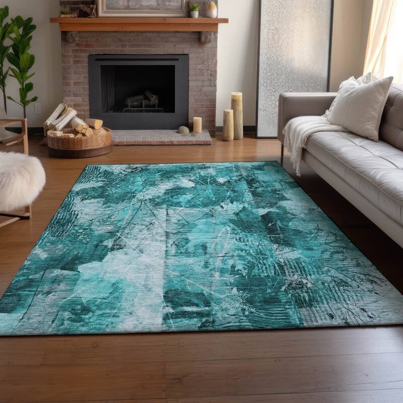 Premium Washable Super Soft Abstract Nature Mayfield Rug