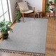 preview thumbnail 2 of 5, LOOM & LUXE Collection 8X10 White/Ivory/Medallion Area Rug - 120" D x 93" W x 0.28" H