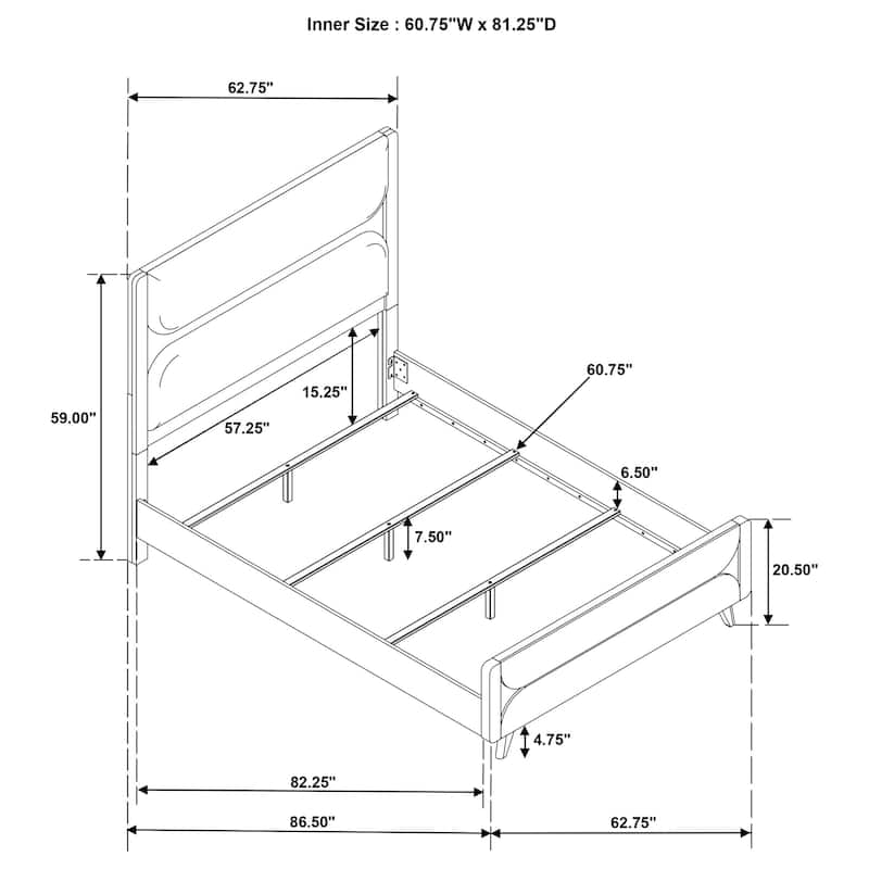 Bennett Bedroom Set Light Oak