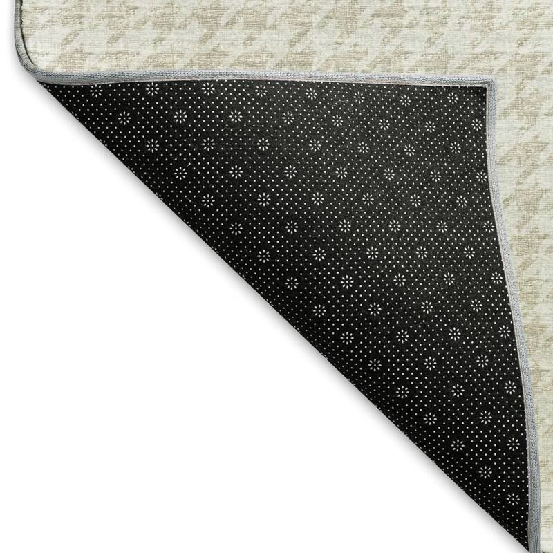 Premium Washable Super Soft Modern Houndstooth Mayfield Rug