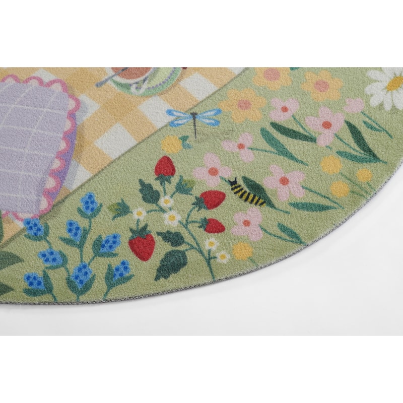Momeni Playground Tea Party Kid Rug