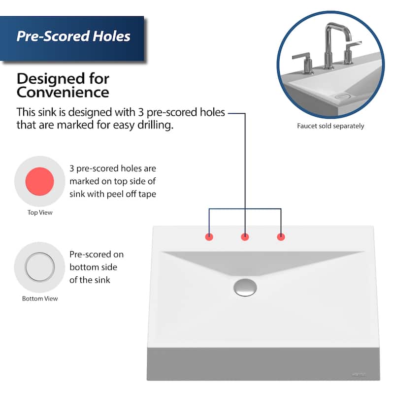 Karran Envy Quartz 24.5 inch Bathroom Vessel Sink