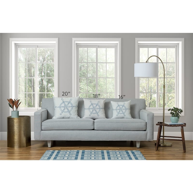 Beach House Nautical Decorative Indoor Pillow
