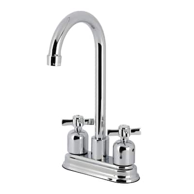 Kingston Brass Millennium Two-Handle 2-Hole Deck Mount Bar Faucet